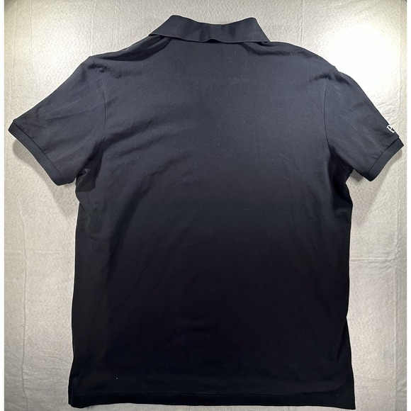 Polo Ralph Lauren Performance Black Big Pony Polo Shirt Men's Large Yellow Logo - Picture 5 of 5